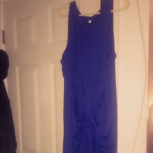 Butter soft stretch cobalt blue dress